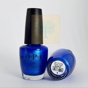 OPI Shimmering Blue Nail Polish Do you sea what I sea
